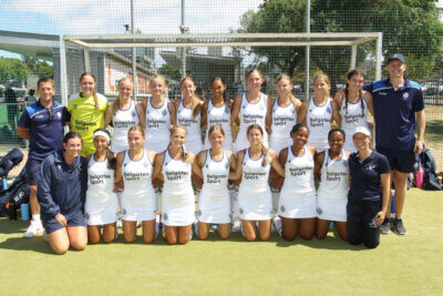 The Parel Vallei girls first team hockey side took part in the Spar Hockey Festival earlier this year. Photo: Khulani Media