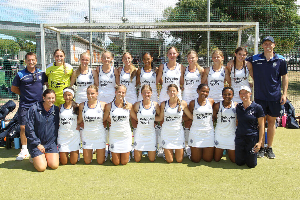 The Parel Vallei girls first team hockey side took part in the Spar Hockey Festival earlier this year. Photo: Khulani Media