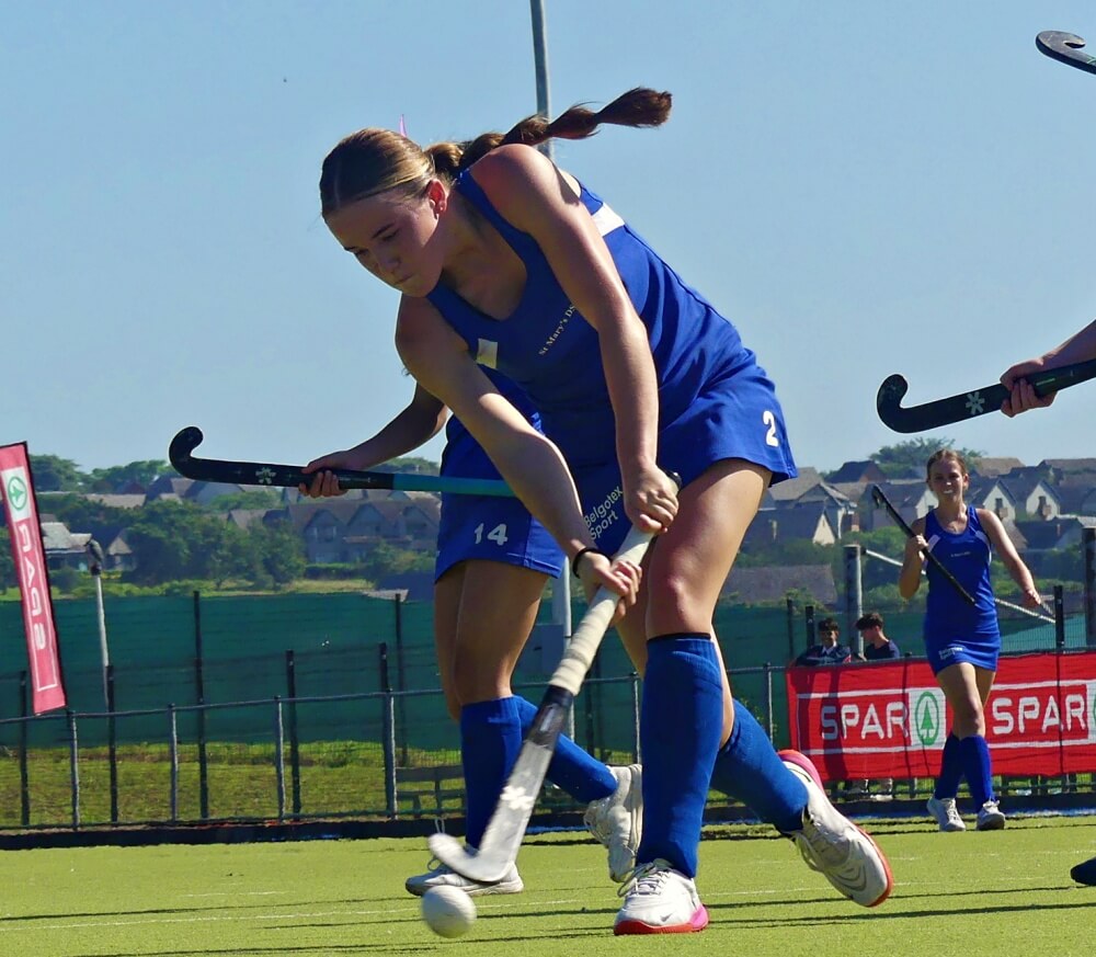 St Mary's DSG, Kloof, enjoyed an outstanding first day at the St Mary's Waverley Festival, winning four games without conceding a goal. Photo: Brad Morgan.