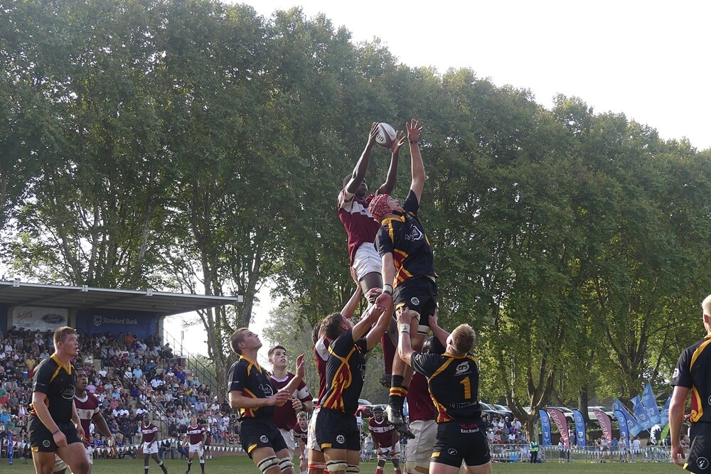In 2024, Dr EG Jansen beat Kearsney College at the Kearsney Easter Rugby Festival. They meet again in the 2025 event. Photo: Brad Morgan.