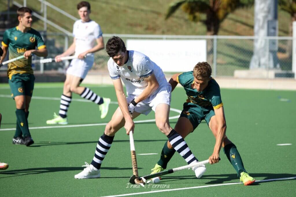 Paarl Gimnasium and St Stithians College both qualified for the Hibbert Shield qurtefinals on day two in Gqeberha at Grey High School. Photo: Irma Ferreira SPORT & EVENT photography