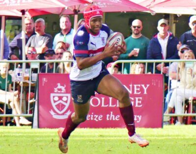 Westville Boys' High fullback Zekhethelo Siyaya, one of the most electrifying players in the country, has helped his team to eight wins in eight matches thus far in 2025. Photo: Brad Morgan.