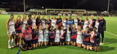 It was all smiles and joy after Clarendon and Hudson. shared the spoils in a thrilling encounter in East London. Photo: Busiwe Mayekiso had a brilliant outing for Hudson Park against Clarendon on Friday night. The SA Schools player scored her side's goal in the third chukka. Photo: Bronwyn Claridge