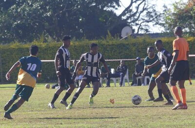 Pinetown Boys' High edged out Glenwood 2-1 in crucial Group B clash. Photo: Brad Morgan.