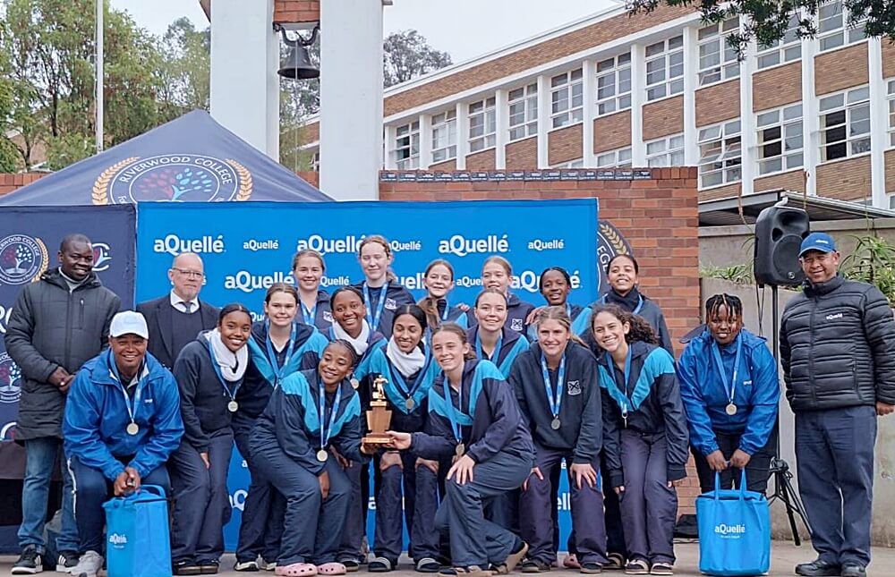 The proud winners of the Riverwood College aQuelle Soccer Festival, St Anne's Diocesan College. Photo: St Anne's Diocesan College on Facebook.