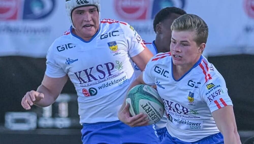 HTS Drostdy was resilient on defence, but Oakdale controlled their clash and came away with a comfortable win. Photo: Hoër Landbouskool Oakdale on Facebook.