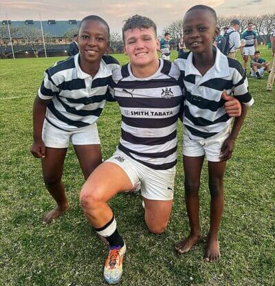 Selborne College Head Boy Liam and his 1st XV teammates await Queen's College in East London on Saturday. Photo: Selborne College on Facebook.