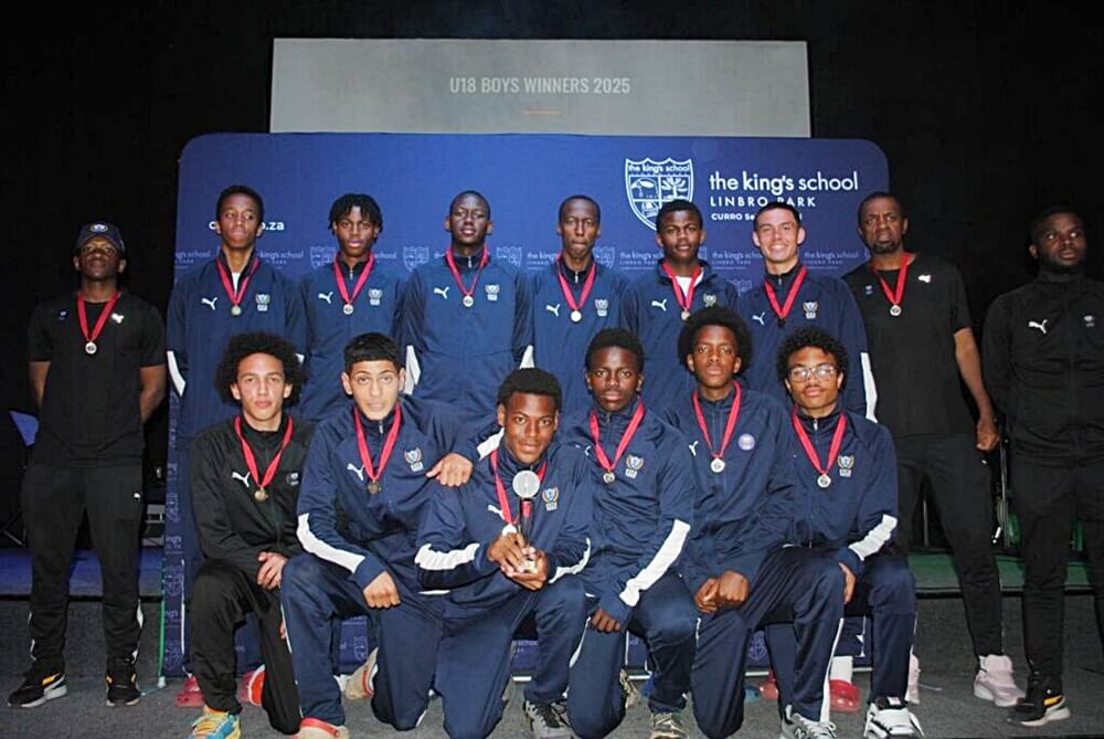 ESCA Wanderers went unbeaten on their way to lifting the u18 boys' title at The King's Linbro Basketball Tournament. Photo: Supplied.