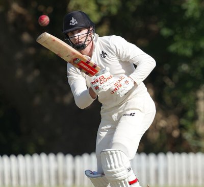 Opening batsman Ben Wilson helped Hilton College make a strong start to their run chase against Wynberg Boys' High, but victory went Wynberg's way. Photo: Justin Waldman Sports Photography.