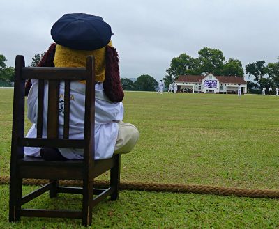 The SCC Oval, the home of St Charles College cricket, witnessed a stirring run chase on Saturday, with Saints snatching a last-over victory over Northwood. Photo: Brad Morgan. 