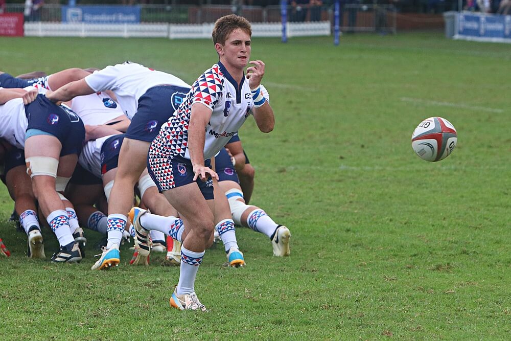 Although they were beaten by Durban High School, scrumhalf Ruvan Burger and his Hoërskool Zwartkop teammates drew appreciative applause from the crowd at the Kearsney Easter Rugby Festival for a wholehearted, fiery effort.