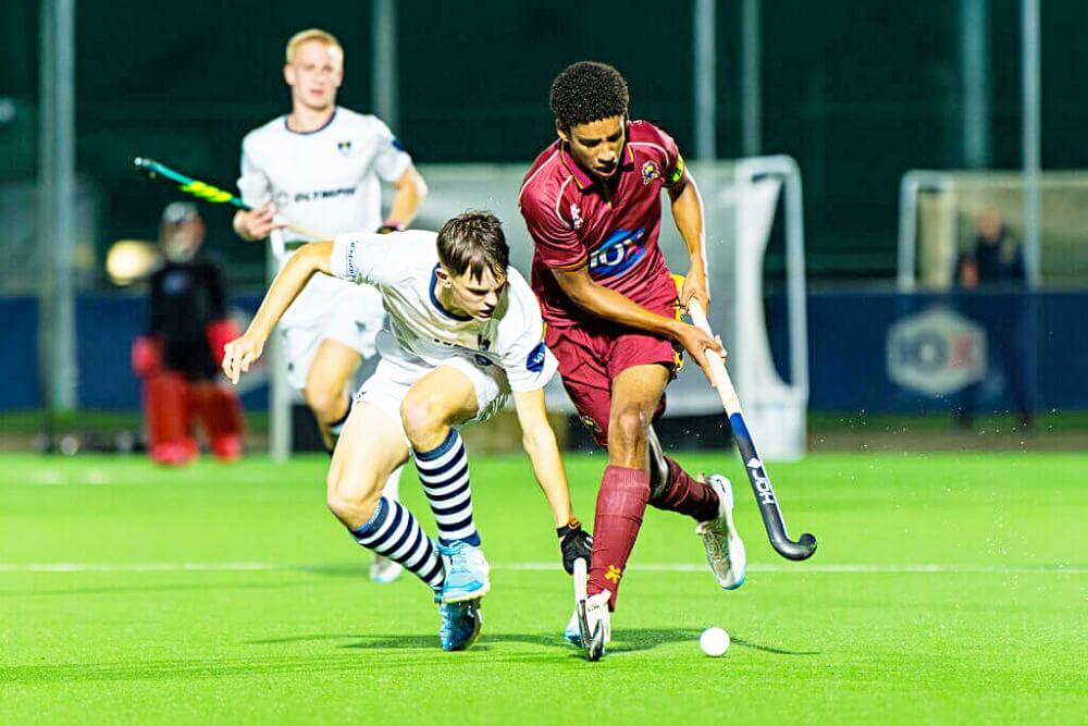 Young Sam Redfern went toe-to-toe with PRG's captain, Seth Paterson, on the night. Photo: Ray Chaplin Sports Photography.
