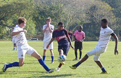 After a cracking contest, Northwood edged out Westville 3-2 from the penalty spot following a 2=2 draw. Photo: Brad Morgan.