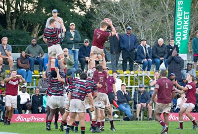 Kearsney College's pack handled the challenge posed by Maritzburg College well in their last outing. They'll face a similarly tough challenge from Hilton College's forwards on Saturday. Photo: Kearsney College on Facebook.