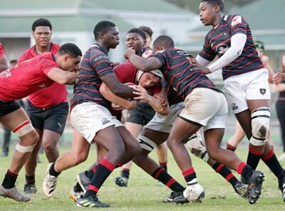 Only one point separated Kingswood and Dale after an enthralling King Price Derby Series clash, highlighted by a high-scoring first half and a stubborn defensive stand by Dale in the second half to win it. Photo: Kingswood College on Facebook.