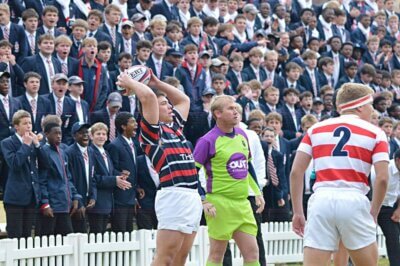 Maritzburg College hooker Theo Boshoff opened the scoring with a try, but it was Michaelhouse's day in the end. Photo: Maritzburg College on Facebook.