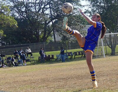 St Henry's Marist College finished fifth in the girls' competition after a 3-2 win over Durban Girls' High. Photo: Brad Morgan.