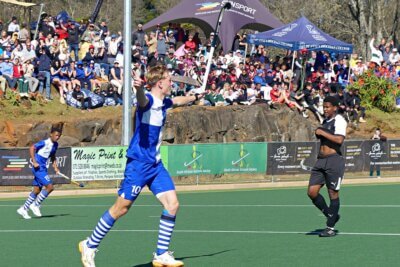 Luc Dicey latched onto a rebound to score the first of Western Province's goals. Photo: Brad Morgan.