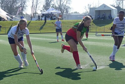 Border A gave a good account of themselves, but Southern Free State scored twice in the second half to bag three points. Photo: Brad Morgan.