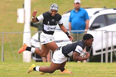 The Sharks, most of whom helped the union finish as the top side at the 2025 Grant Khomo Week, went undefeated in a glorious 2026 Academy Week campaign. Photo: Marius Nortjé.