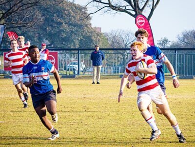 The Michaelhouse 1st XV beat St Stithians on the final day of the Independent Schools Rugby Festival to firmly lay claim to to being the best team at the event. Photo: Supplied.