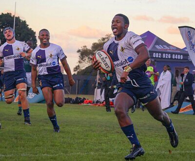 Sifiso Meyiwa crossed for a hat-trick of tries in Northwood's big win over Glenwood. Photo: Northwood School on Facebook.