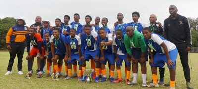The 2026 Jody Momplé FA Cup champions, Carter High School. Photo: Brad Morgan.