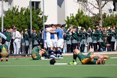 Paarl Boys' High produced a gritty performance to beat their rivals, Paarl Gimnasium, 3-2 in the interschools derby. Photo: Paarl Boys' High on Facebook.