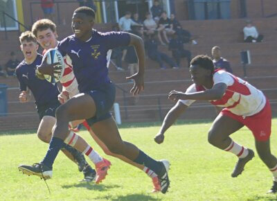Northwood burst clear of Michaelhouse in the second half to win the Plate final by 17 points. Photo: Brad Morgan.