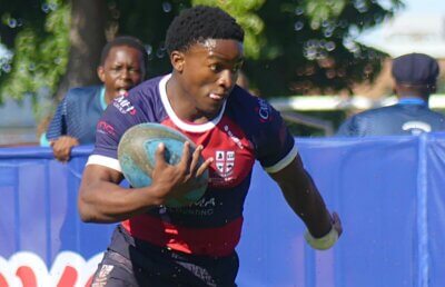 Westville Boys' High went back-to-back, following their win in the Glenwood Sevens with victory in the Pionier Sevens. Photo: Brad Morgan.
