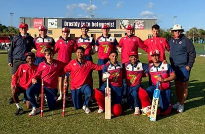 Drostdy's first team scored a cherished win over Boland Landbou, their first in over a decade against the Farmers. Photo: HTS Drostdy.