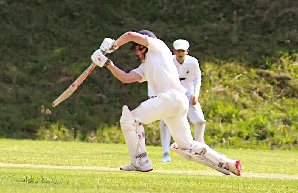 Picture perfect. Lincoln Casais was in full flow as he steered Jeppe to a victory over Maritzburg College on the last day of the Oppenheimer Michaelmas Cricket Week. Photo: Supplied.