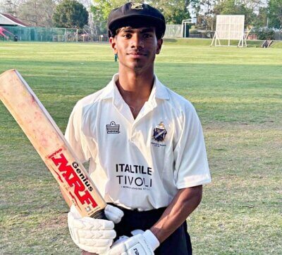Sohail Seonath played a captain's innings to lead St David's Marist Inanda to a big victory over the Tuskers Invitation XI. Photo: Supplied.