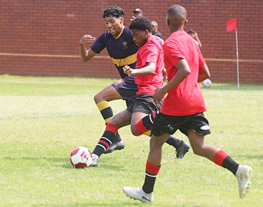 A back-and-forth Raw Cup clash between Durban High School (DHS) and Maritzburg College ended in a penalty shootout win DHS. Photo: Maritzburg College on Facebook.