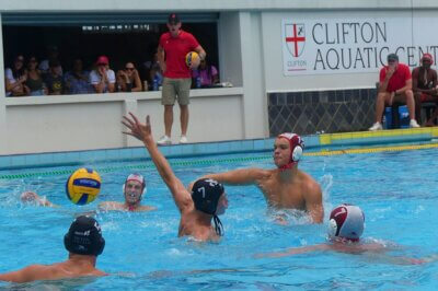 Clifton College placed third in the Clifton Water Polo Tournament in 2025, while Hilton College lifted the trophy. Photo: Brad Morgan.