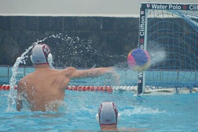 Richie Port struck from the penalty spot as Clifton dominated Paul Roos in the quarterfinals. Photo: Brad Morgan.