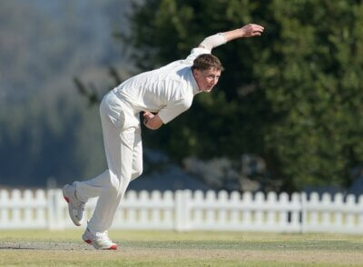 Reece Willson led Maritzburg College to victory over Hilton College, capturing 5/21 in College's four-wicket win. Photo: Justin Waldman Sports Photography.
