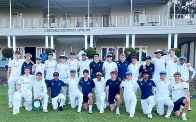 After a very successful tour of India, where they won nine of 10 matches, Rondebosch continued their winning ways against foreign opposition, handily beating Ipswich School by 51 runs. Photo: Ollie Slingers.