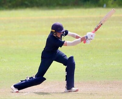 Joshua Hall played a captain's innings to lead St John's College to a comfortable win over Hoërskool Noordheuwel. Photo: Supplied.