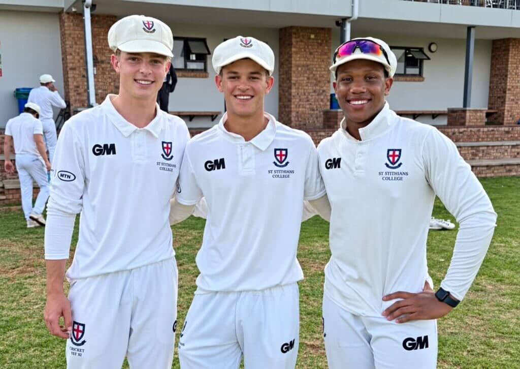 Didier Le Roux was outstanding with the ball, while Thomas Collins and Ombesa Matsha starred with the bat for St Stithians. Photo: Supplied.