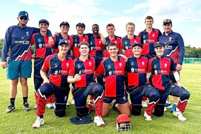 Hoërskool Trio maintained their composure and held on for a tight four-run win over Hoërskool Witteberg. Photo: Morné Kymdell.